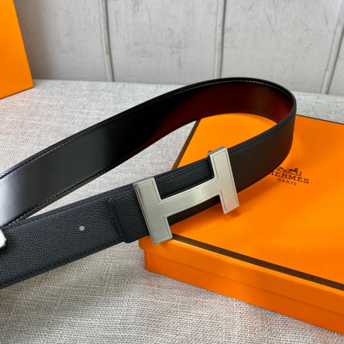 HERMES 38MM cowhide REVERSIBLE BELT FZYD030