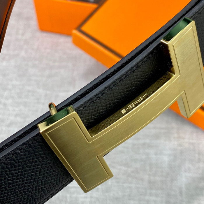 HERMES 38MM cowhide REVERSIBLE BELT FZYD030