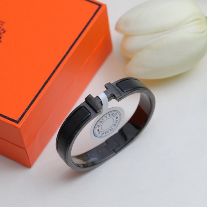 HERMES CLIC HH SO BLACK bracelet FZPJ027