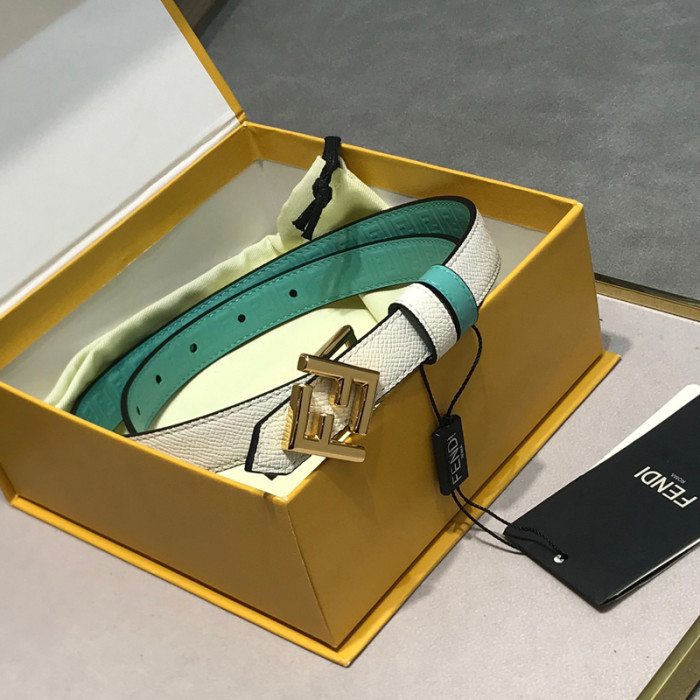 Fendi FF Cowhide REVERSIBLE 20MM BELT FZYD045