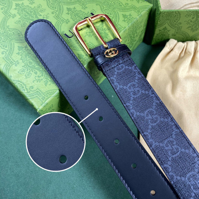 Gucci BELT WITH INTERLOCKING G DETAIL 35MM BELT FZYD074