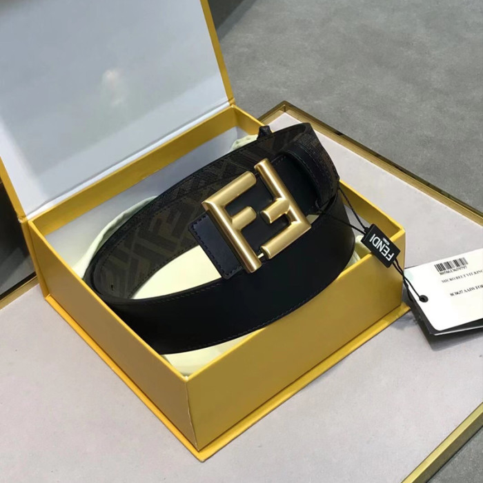 Fendi Ceinture FF 38MM REVERSIBLE BELT FZYD098