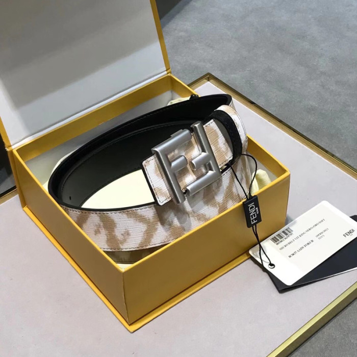 Fendi Ceinture FF 38MM REVERSIBLE BELT FZYD098