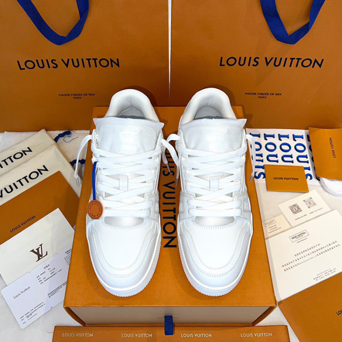 LV TRAINER white shoes FZXZ077