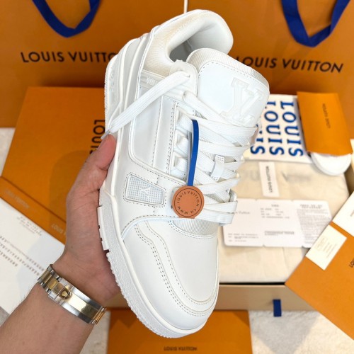 LV TRAINER white shoes FZXZ077