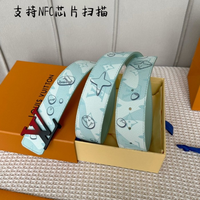LV PYRAMIDE 40MM BELT FZYD103