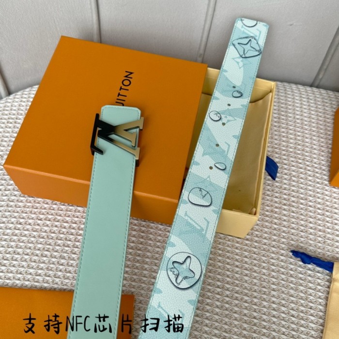 LV PYRAMIDE 40MM BELT FZYD103