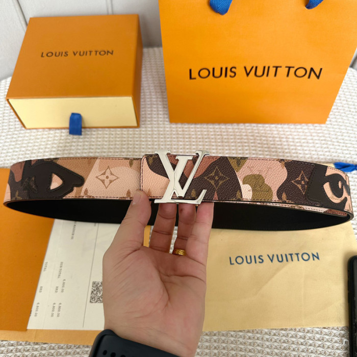 LV INITIALES 40MM REVERSIBLE BELT FZYD117
