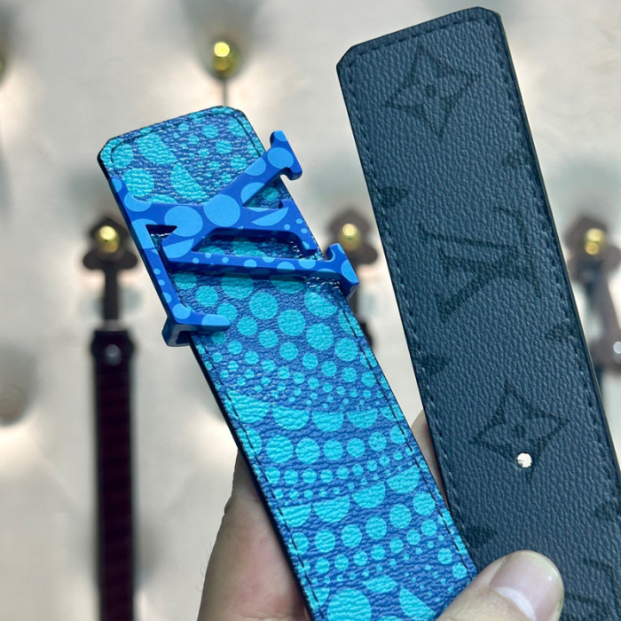 LV x YK LV INITIALES 40MM REVERSIBLE BELT FZYD116