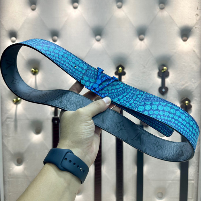 LV x YK LV INITIALES 40MM REVERSIBLE BELT FZYD116