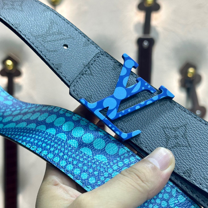 LV x YK LV INITIALES 40MM REVERSIBLE BELT FZYD116