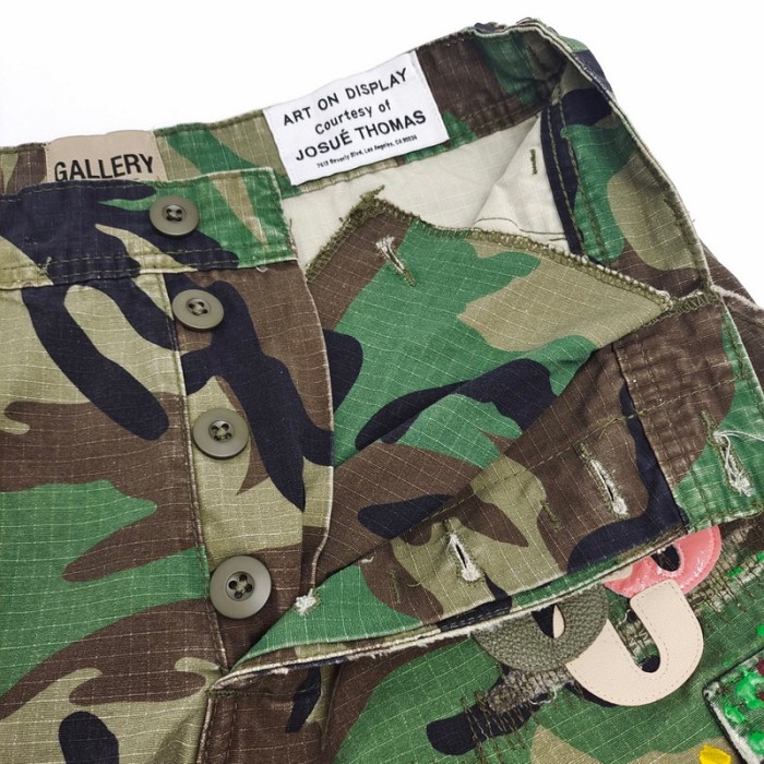 GALLERY DEPT. Camouflage Shorts FZKZ672