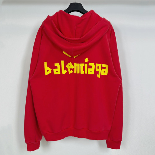 Balenciaga TAPE TYPE RIPPED POCKET ZIP hoodies FZWY1102