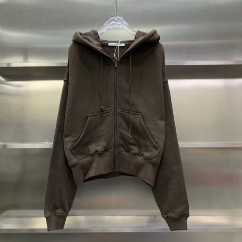 Acne studio zip hooded sweatshirts FZWY1122