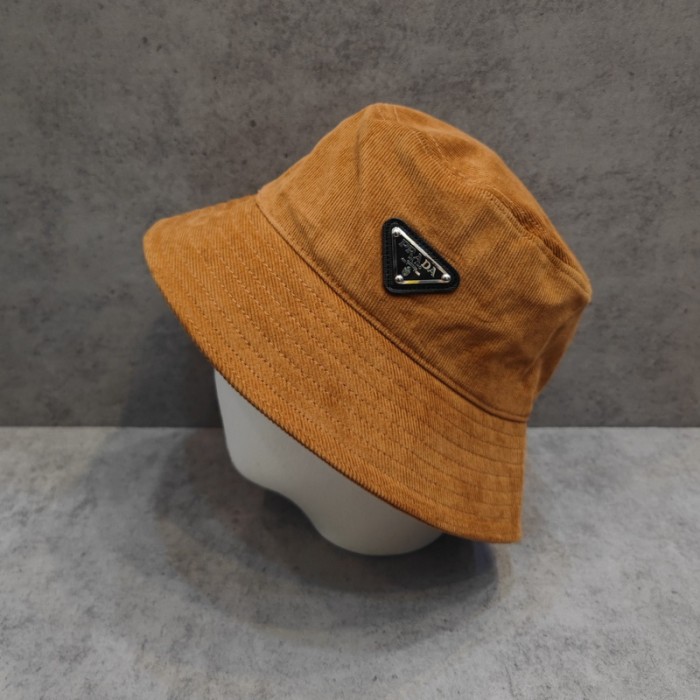 Prada corduroy Fisherman's hat cap FZMZ161