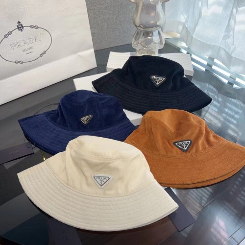 Prada corduroy Fisherman's hat cap FZMZ161