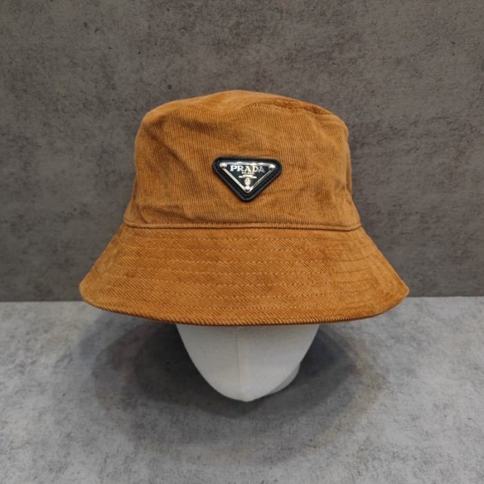 Prada corduroy Fisherman's hat cap FZMZ161