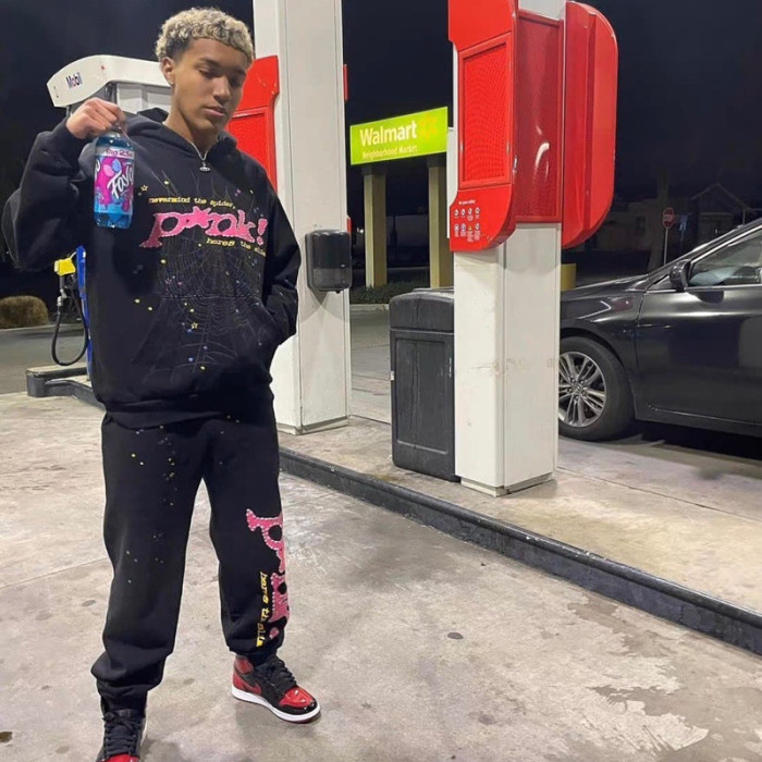 Sp5der 555555 PINK Sweatpants FZKZ730