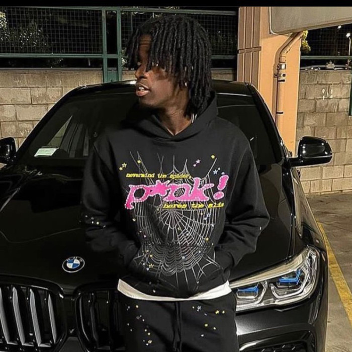 Sp5der 555555 PINK hoodies FZWY1160