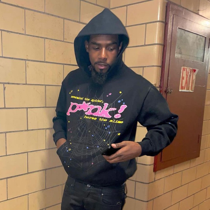 Sp5der 555555 PINK hoodies FZWY1160