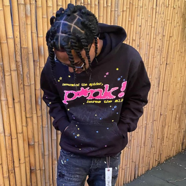 Sp5der 555555 PINK hoodies FZWY1160