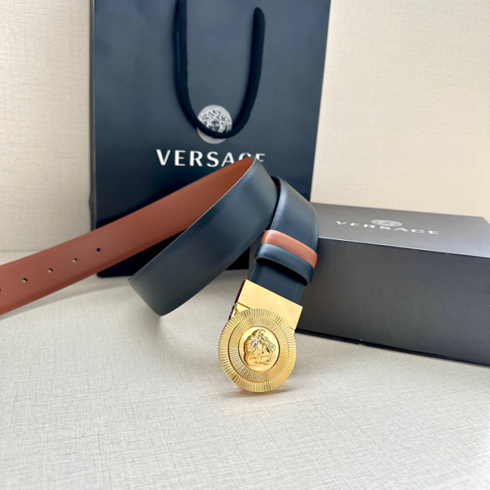 Versace MEDUSA BIGGIE 38MM REVERSIBLE BELT FZYD144