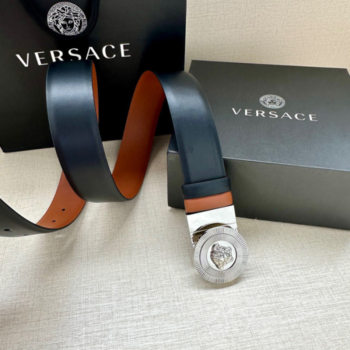 Versace MEDUSA BIGGIE 38MM REVERSIBLE BELT FZYD144