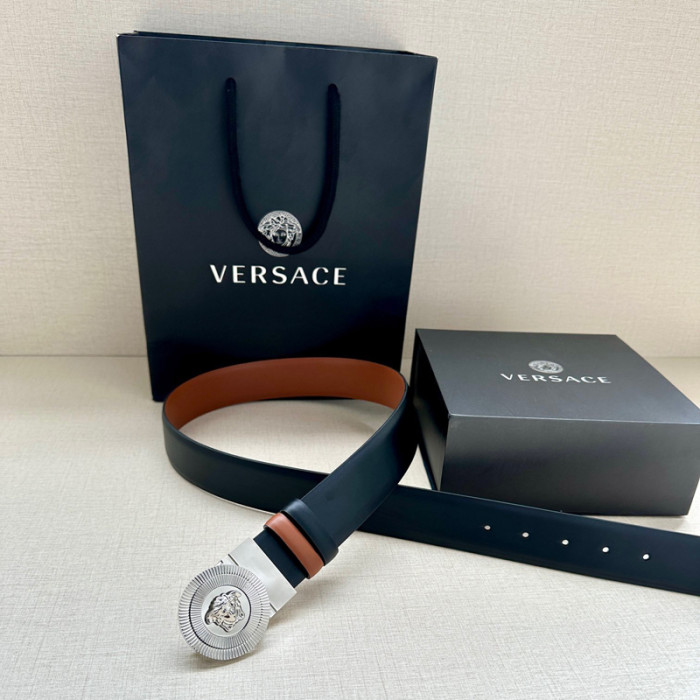 Versace MEDUSA BIGGIE 38MM REVERSIBLE BELT FZYD144