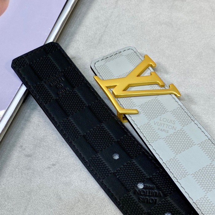 LV Damier INITIALES 40MM REVERSIBLE BELT FZYD147