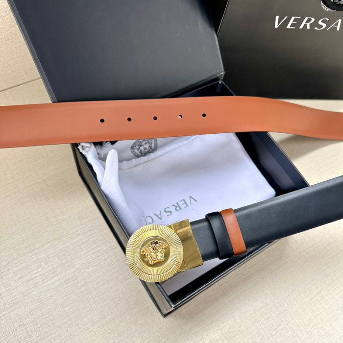 Versace MEDUSA BIGGIE 38MM REVERSIBLE BELT FZYD144