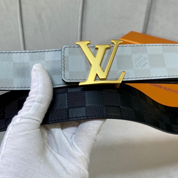 LV Damier INITIALES 40MM REVERSIBLE BELT FZYD147