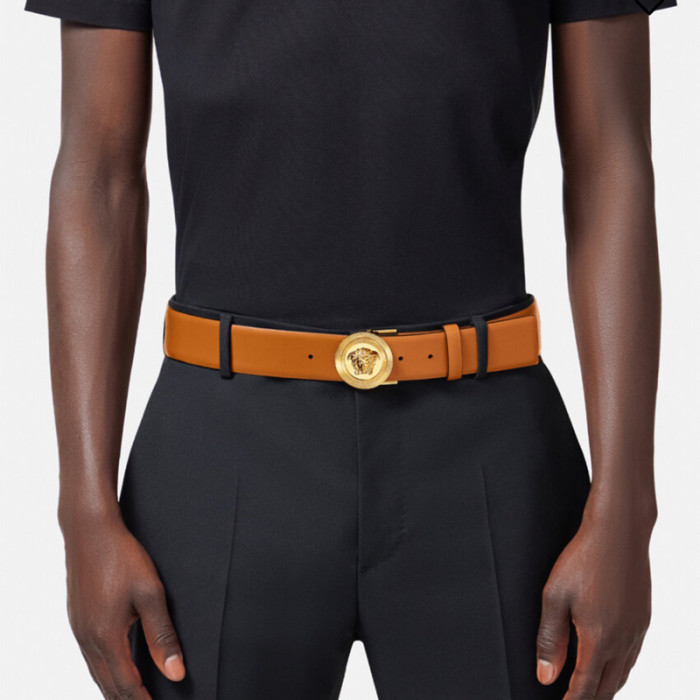Versace MEDUSA BIGGIE 38MM REVERSIBLE BELT FZYD144