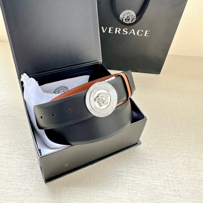 Versace MEDUSA BIGGIE 38MM REVERSIBLE BELT FZYD144