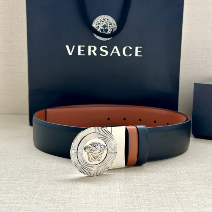 Versace MEDUSA BIGGIE 38MM REVERSIBLE BELT FZYD144