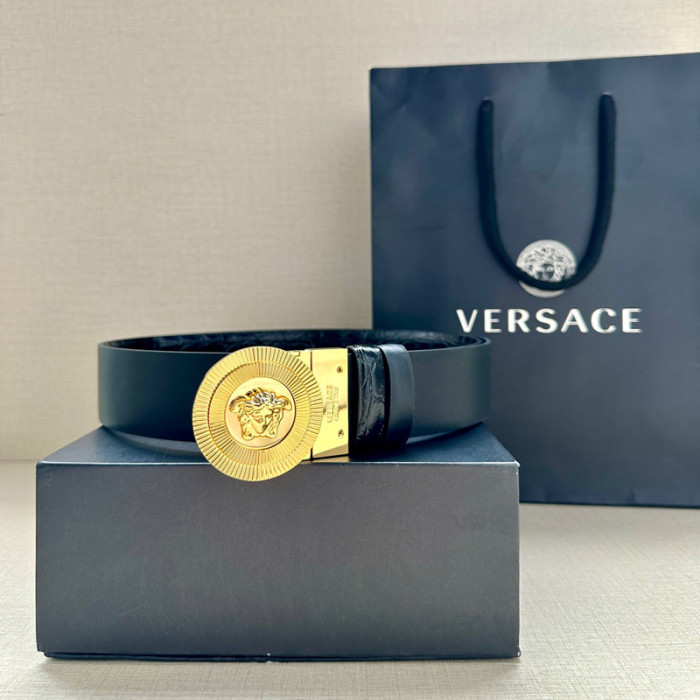Versace MEDUSA BIGGIE 38MM REVERSIBLE BELT FZYD144