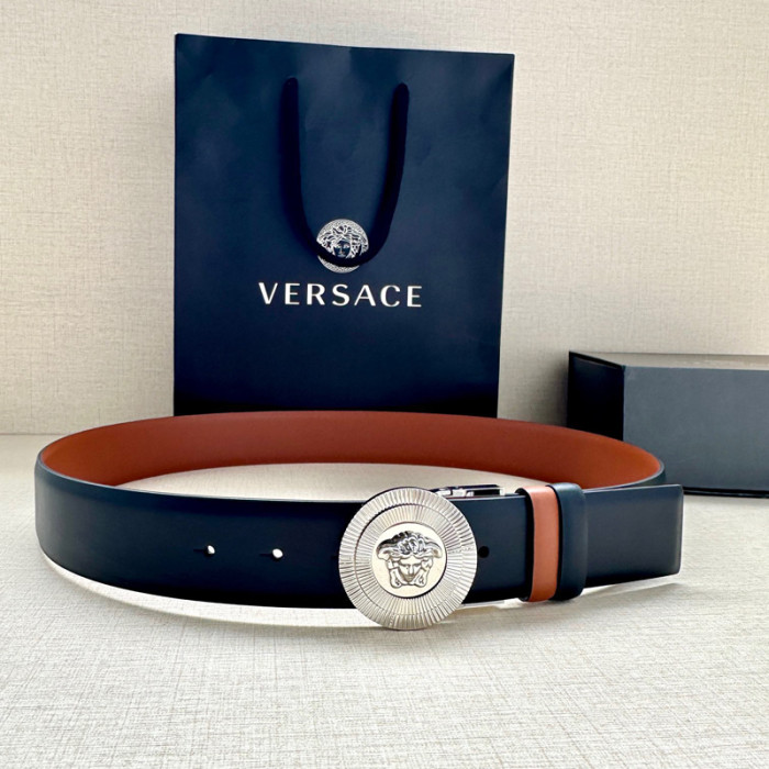 Versace MEDUSA BIGGIE 38MM REVERSIBLE BELT FZYD144