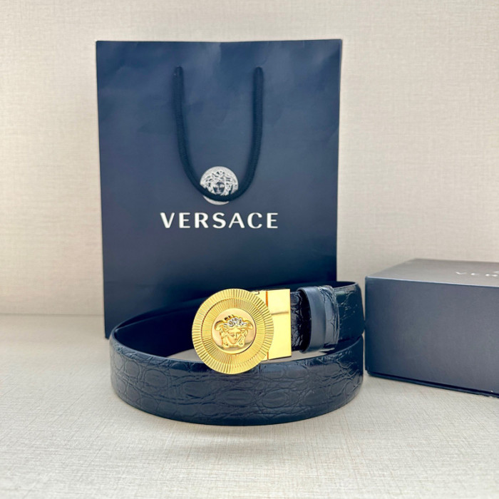 Versace MEDUSA BIGGIE 38MM REVERSIBLE BELT FZYD144