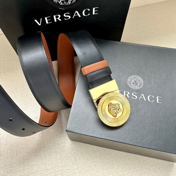 Versace MEDUSA BIGGIE 38MM REVERSIBLE BELT FZYD144