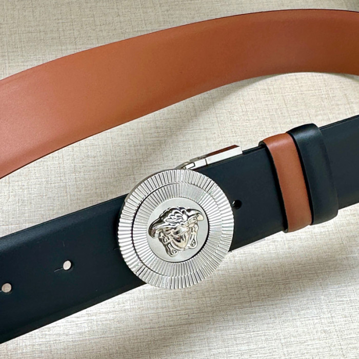 Versace MEDUSA BIGGIE 38MM REVERSIBLE BELT FZYD144
