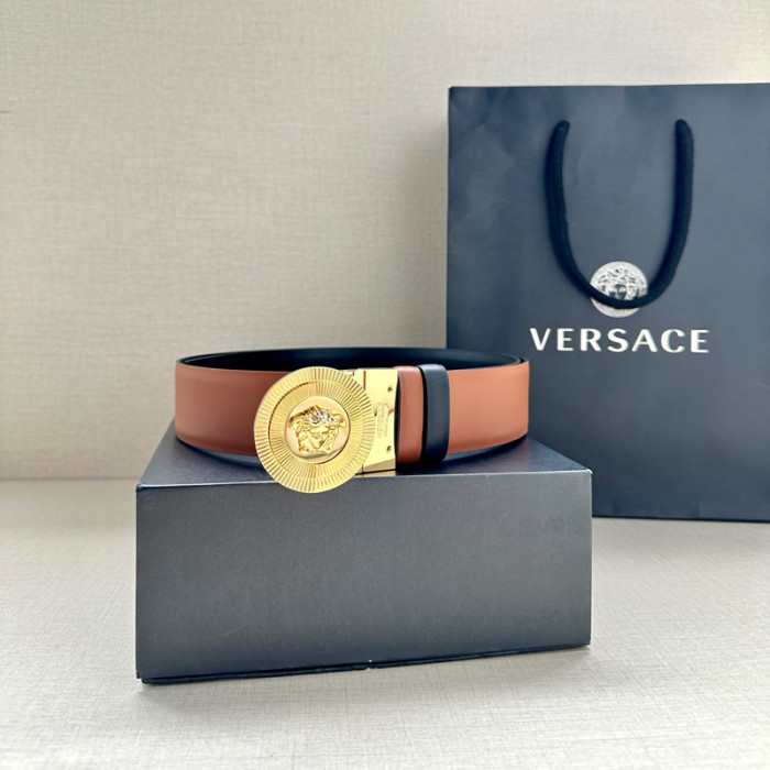 Versace MEDUSA BIGGIE 38MM REVERSIBLE BELT FZYD144
