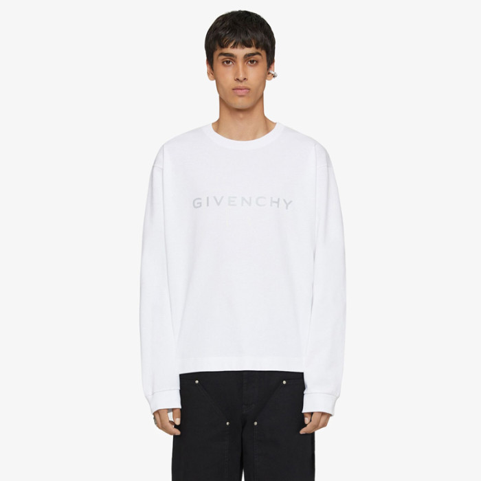 Givenchy 3M Reflective Lightning Long sleeve tee FZTX3261