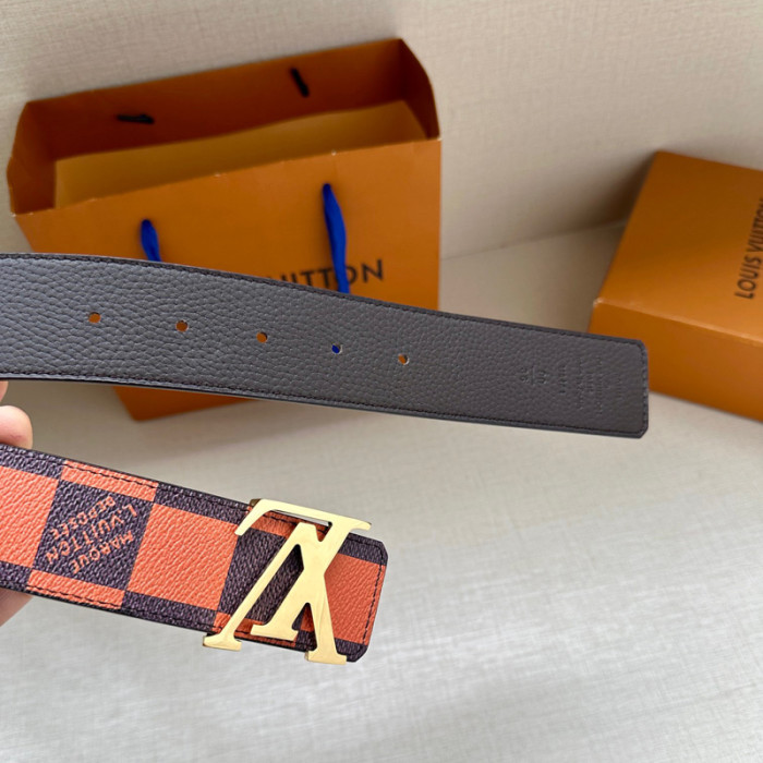 LV Damier INITIALES 40MM REVERSIBLE BELT FZYD153