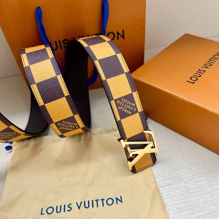 LV Damier INITIALES 40MM REVERSIBLE BELT FZYD153