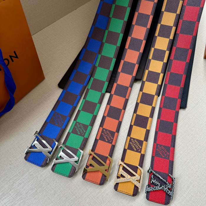 LV Damier INITIALES 40MM REVERSIBLE BELT FZYD153