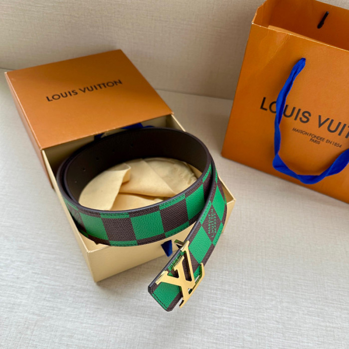 LV Damier INITIALES 40MM REVERSIBLE BELT FZYD153