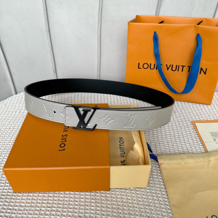 LV INITIALES 40MM REVERSIBLE BELT FZYD154