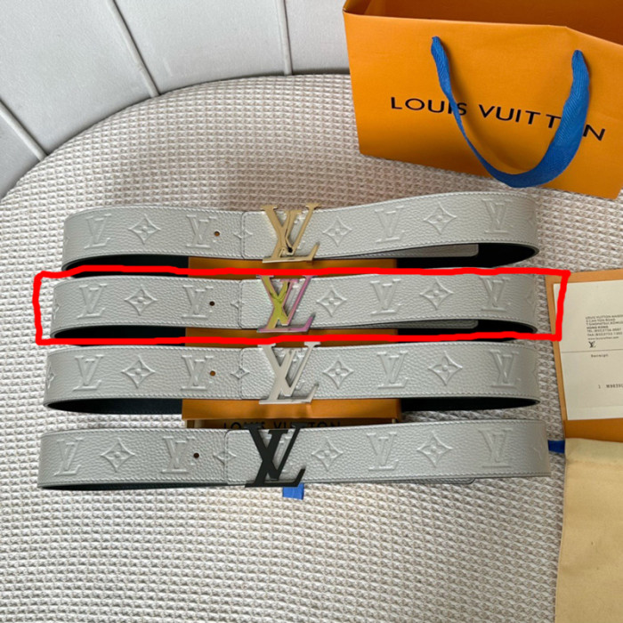 LV INITIALES 40MM REVERSIBLE BELT FZYD154