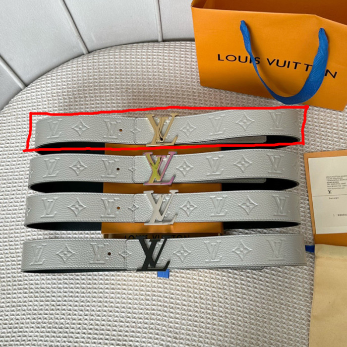 LV INITIALES 40MM REVERSIBLE BELT FZYD154