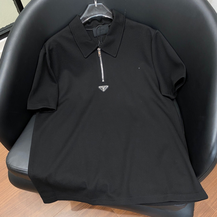 PRADA Waffle Polo Tee FZTX3660