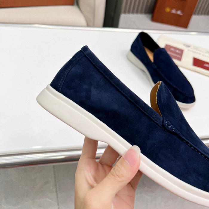 Loro Piana Summer Walk Moccasins Shoes without shoes box FZXZ125